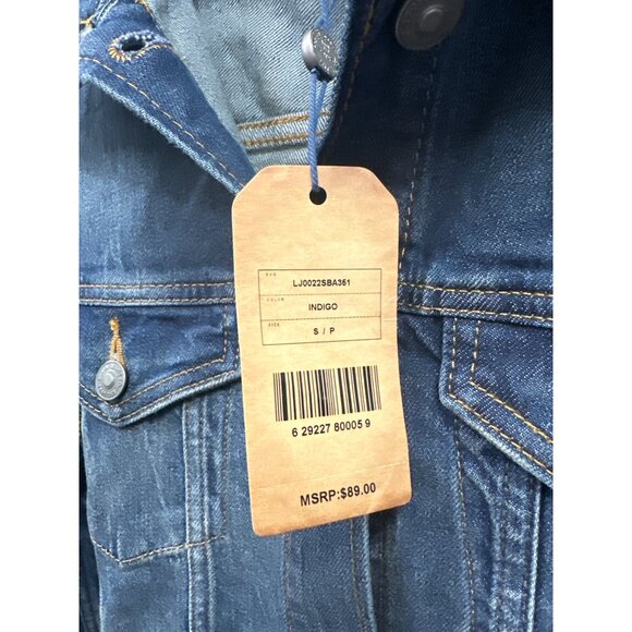 Silver Jeans Co. Selena Trucker Blue Denim Jean Jacket Small - Picture 3 of 10